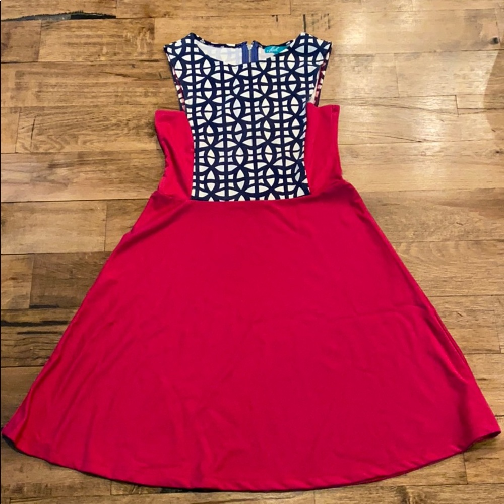 Pink detailed dress